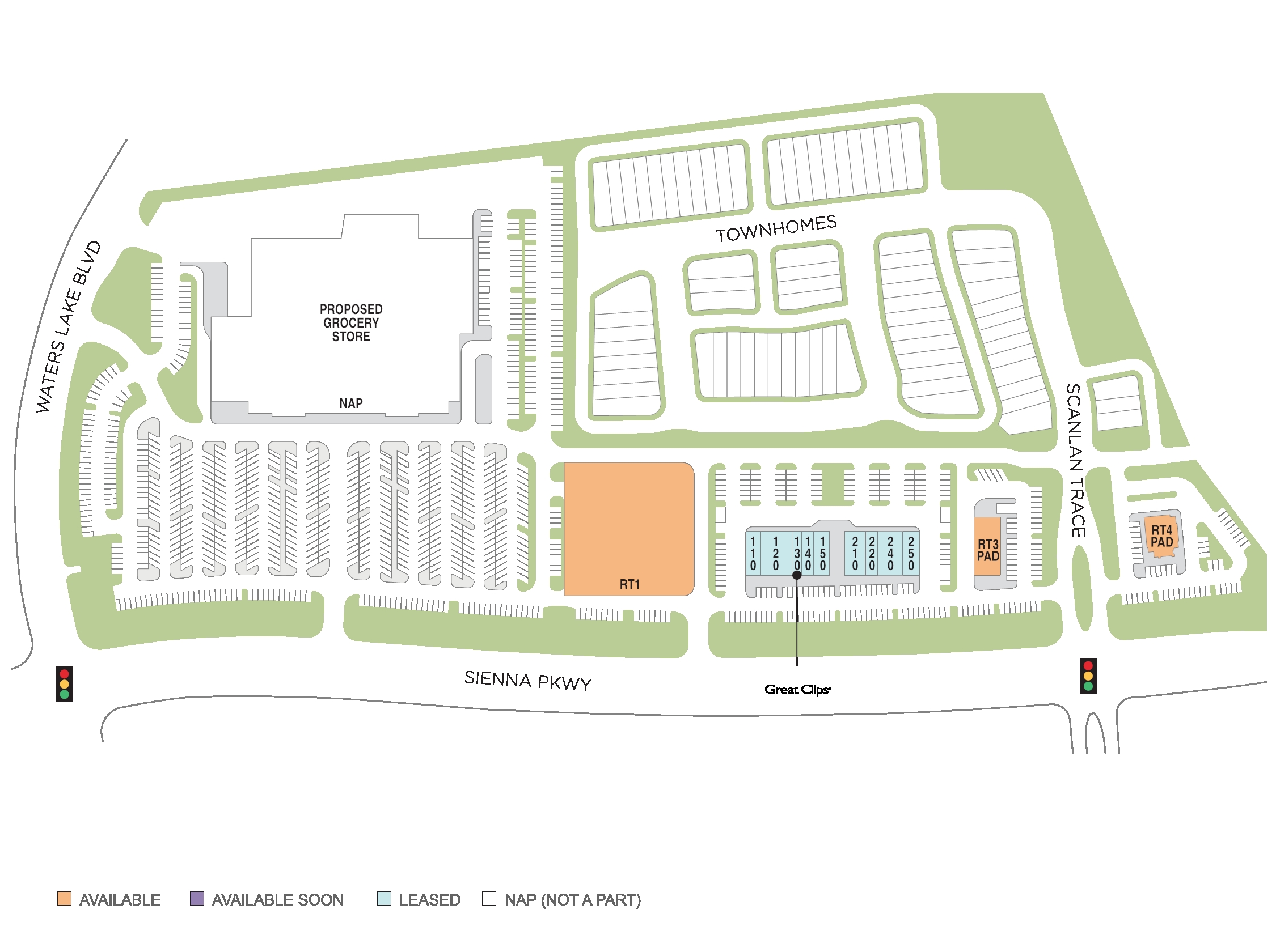 Property site plan
